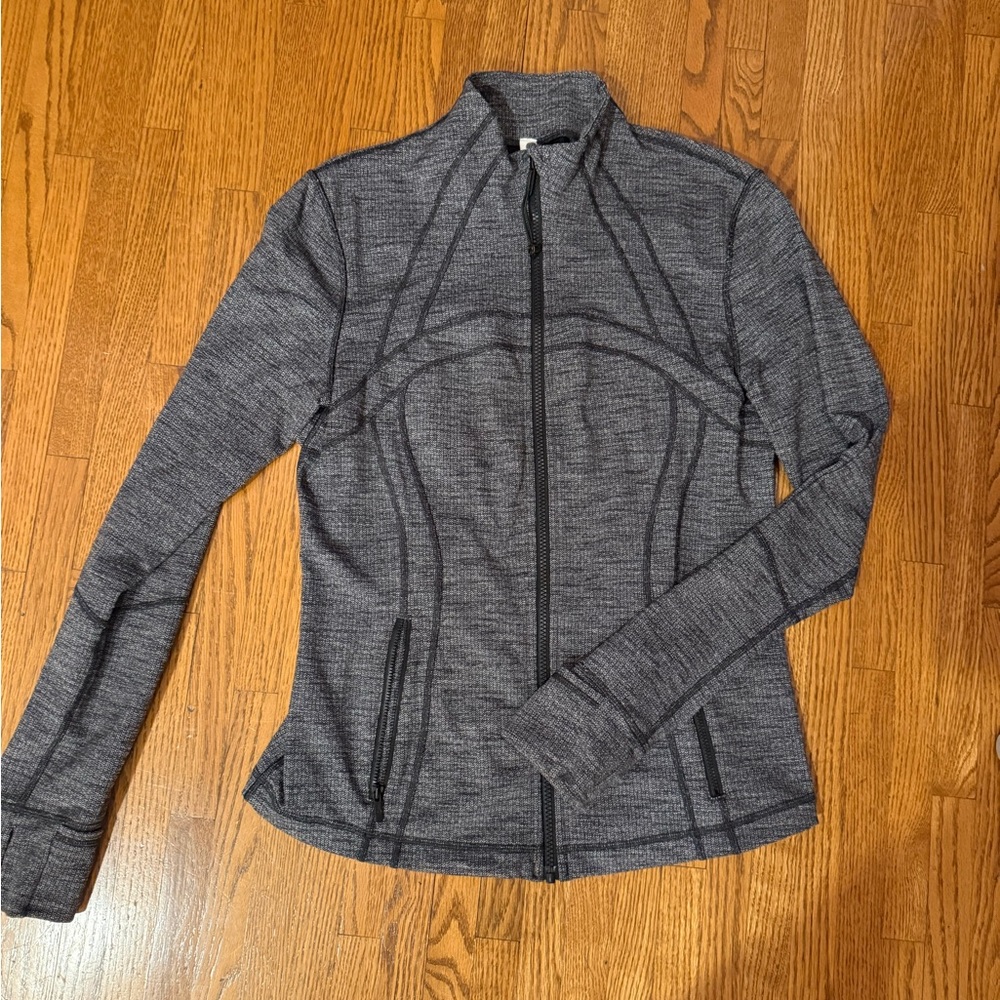 Lululemon Define Jacket Luon Heathered Black Size 12